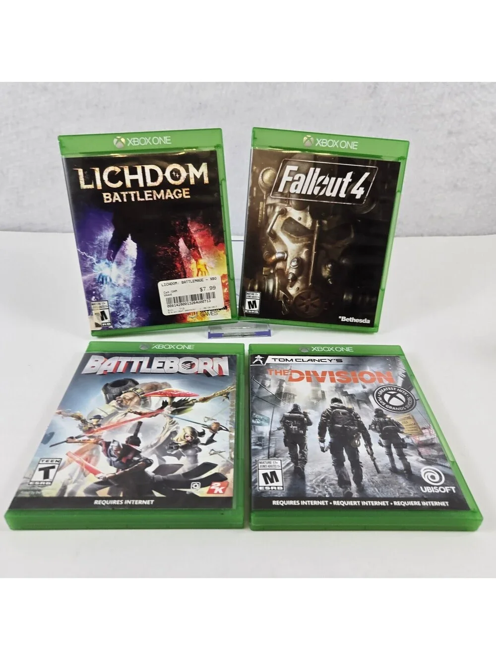 Bethesda Xbox One Game Bundle Fallout 4 Lichdom Battlemage Battleborn The Divs